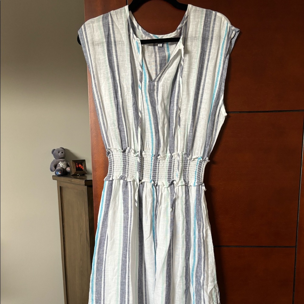 Rails midi length dress. Linen